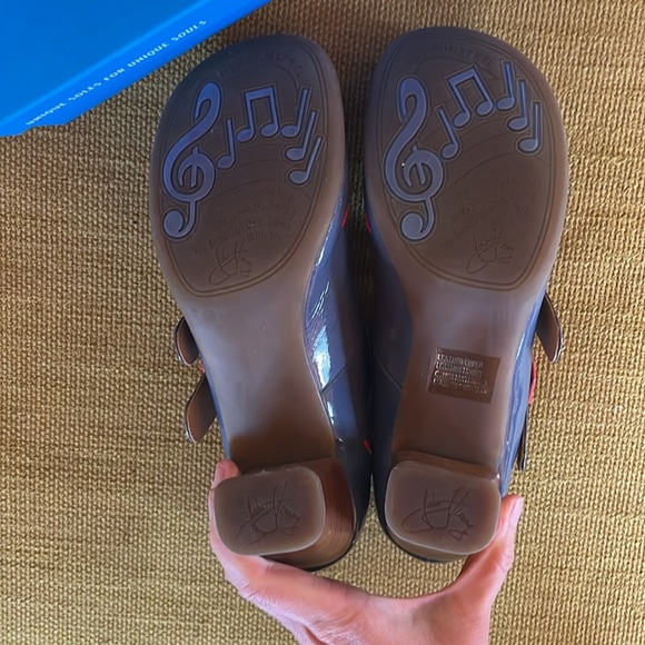 Fluevog Blue & Red Cavalieri w11 - Picture 7 of 8